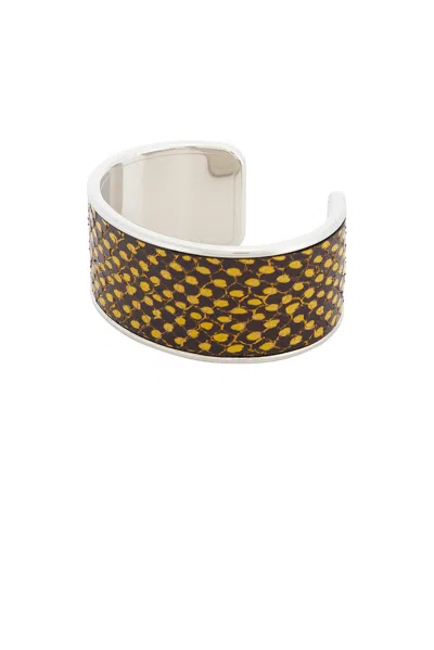 Dries Van Noten Cuff Bracelet In Yellow