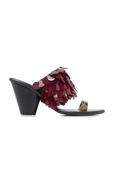 Dries Van Noten Cuoio Heeled  Sandals In Brown