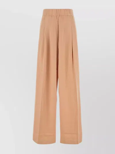 DRIES VAN NOTEN CUPRO BLEND PILA WIDE-LEG PANT