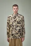 Dries Van Noten Curles M.w. Shirt In Neutral