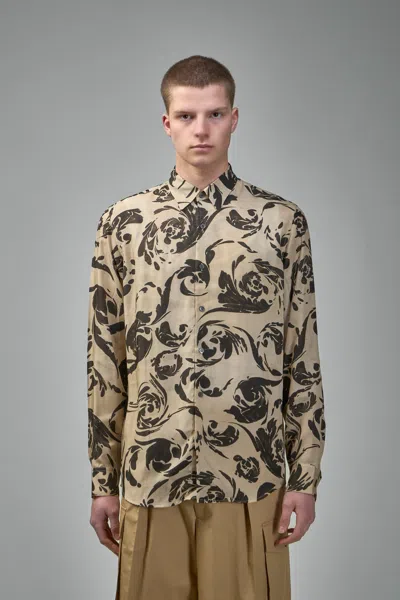 Dries Van Noten Curles M.w. Shirt In Neutral