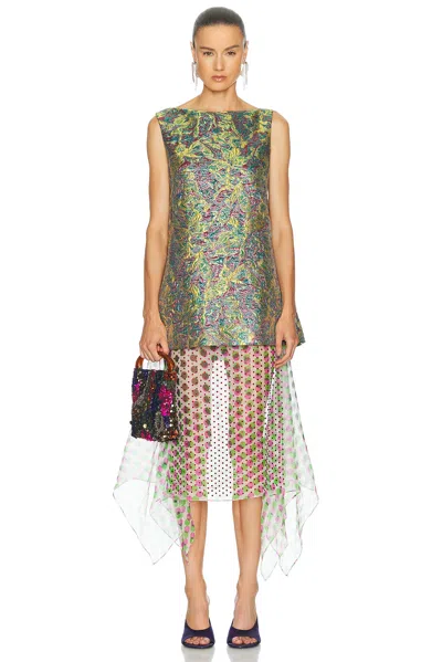 Dries Van Noten Dabel Dress In Multi