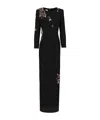 Dries Van Noten Long Sleeve Dress In Black