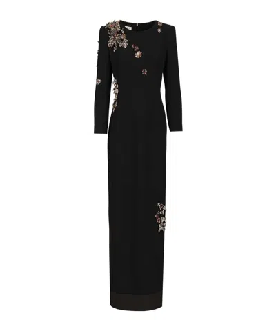Dries Van Noten Long Sleeve Dress In Black
