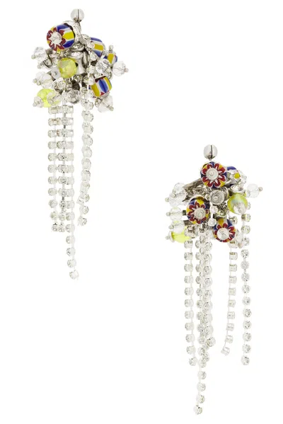 Dries Van Noten Dangle Earrings In Multi