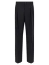 Dries Van Noten Men Dark Blue Penrud Solid Pants, 30 Luxury Pants For Men Darveys In Blue