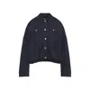 Dries Van Noten Cotton Denim Vesto Jacket In Blue