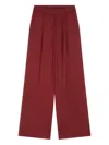 Dries Van Noten Dart-detailing Track Pants In Brown