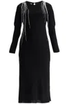 Dries Van Noten Davion Crystal Embellished Midi Dress