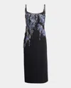 Dries Van Noten Debano Sequined Midi Dress In Black