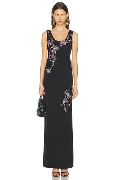 Dries Van Noten Debant Dress In Black