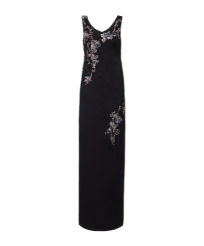Dries Van Noten Debant Embellished Gown In Black