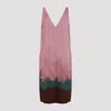 Dries Van Noten Debbie Dress In Pink