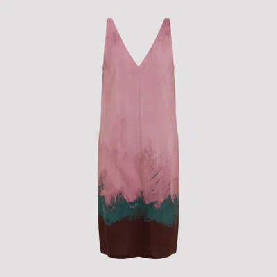 Dries Van Noten Debbie Dress In Multicolor