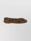 Dries Van Noten Decorative Round Toe Ballet Flats In Multi