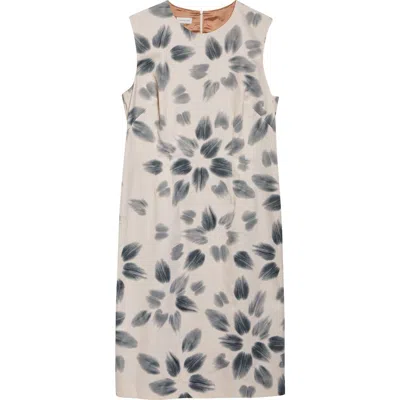 Dries Van Noten Delavina Orchid Petal Print Sheath Dress