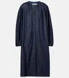 Dries Van Noten Denim Coat In Blue