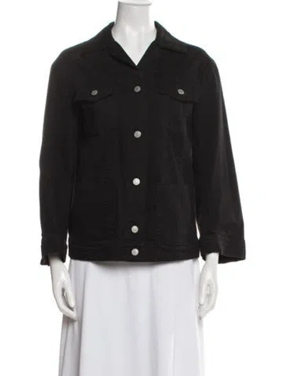 Pre-owned Dries Van Noten Denim Jacket In Black