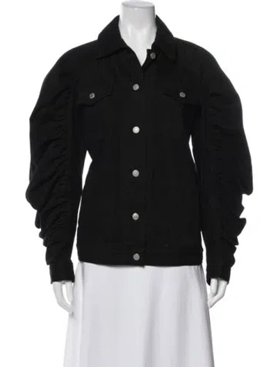 Pre-owned Dries Van Noten Denim Jacket In Black