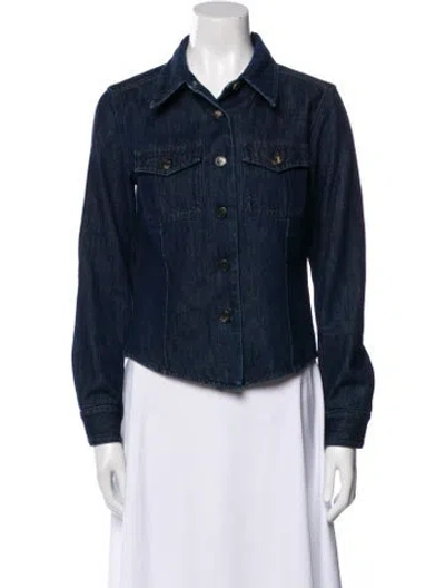 Pre-owned Dries Van Noten Denim Jacket In Blue