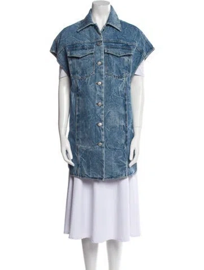 Pre-owned Dries Van Noten Denim Jacket In Blue