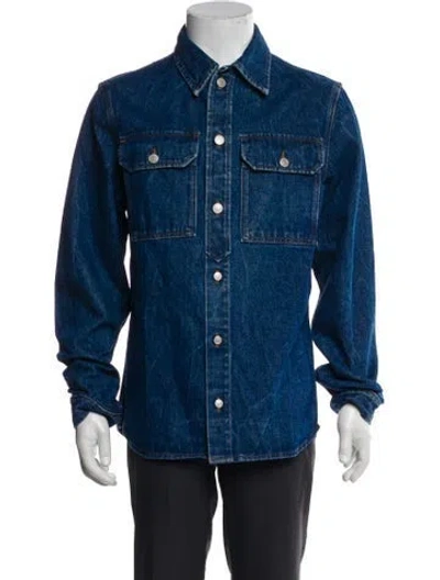Pre-owned Dries Van Noten Denim Jacket In Blue