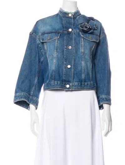 Pre-owned Dries Van Noten Denim Jacket In Blue
