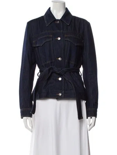 Pre-owned Dries Van Noten Denim Jacket In Blue
