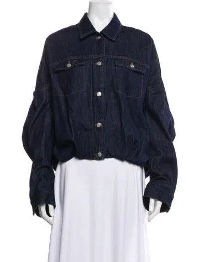 Pre-owned Dries Van Noten Denim Jacket In Blue
