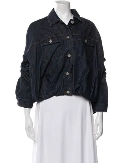 Pre-owned Dries Van Noten Denim Jacket In Blue