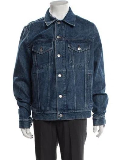 Pre-owned Dries Van Noten Denim Jacket In Blue