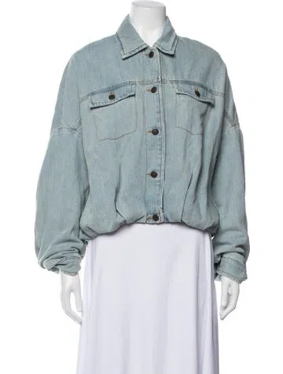 Pre-owned Dries Van Noten Denim Jacket In Blue