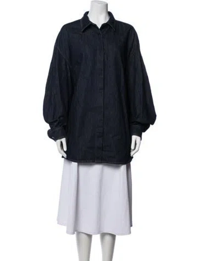 Pre-owned Dries Van Noten Denim Jacket In Blue