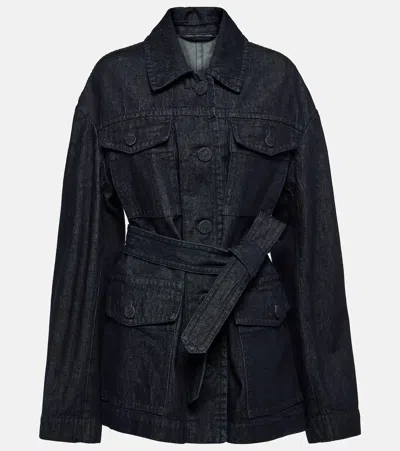 Dries Van Noten Denim Jacket In Blue