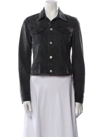 Pre-owned Dries Van Noten Denim Jacket In Gray