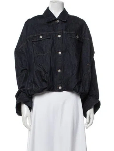 Pre-owned Dries Van Noten Denim Jacket W/ Tags In Blue
