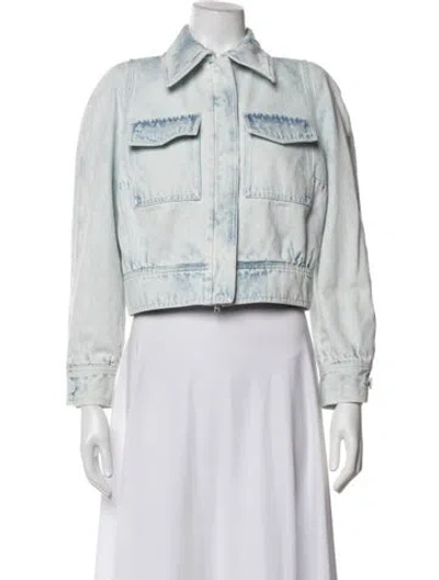 Pre-owned Dries Van Noten Denim Jacket In White