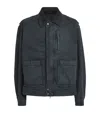 Dries Van Noten Denim Overdyed Workwear Jacket In Blue