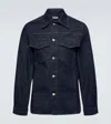 Dries Van Noten Denim Overshirt In Indigo