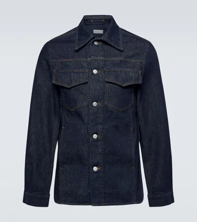 Dries Van Noten Denim Overshirt In Indigo