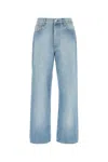 Dries Van Noten Five-pocket Denim Trousers Featuring Belt Loops In Black