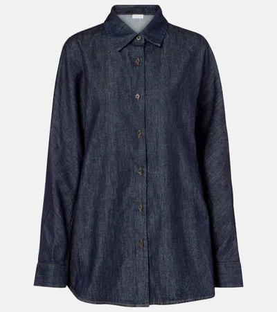 Dries Van Noten Denim Shirt In Blue
