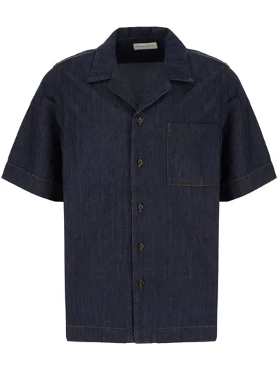Dries Van Noten Denim Shirt In Blue