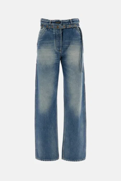 Dries Van Noten Denim Trousers Pippaz In Blue