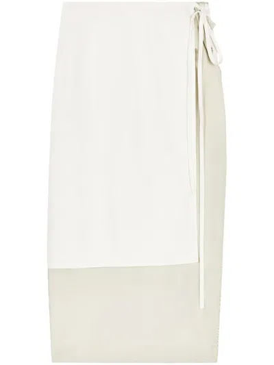Dries Van Noten Denim Wrap Skirt