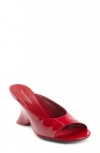 DRIES VAN NOTEN DRIES VAN NOTEN DENTED WEDGE SLIDE SANDAL