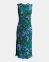 Dries Van Noten Sequin Round Neck Sleeveless Dress