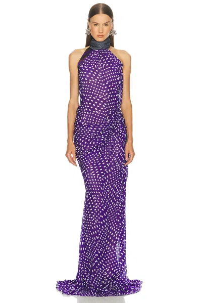 Dries Van Noten Devira Dress In Purple