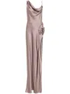 Dries Van Noten Ruffled Gown In Pink