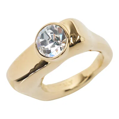Dries Van Noten Diamante Ring In Gold